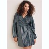 VENUS Womens Belted Metallic Mini Dress - 3 of 4