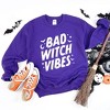 Simply Sage Market Women's Graphic Sweatshirt Bad Witch Vibes Moon - 3 of 4