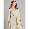 Jones New York Notch Collar Roll Tab Sleeve Blazer - 2 of 3