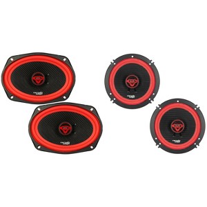 Cerwin Vega Speaker Bundle V65 & V69 6.5" Coaxial Speaker Set & 6X9" Coaxial Speaker Set - 1 of 4