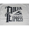 Polar Express Train Vector Art Men's White Long Sleeve Shirt - image 2 of 2