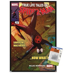 Trends International Marvel Spider-Man: Across the Spider-Verse - Now What Cover Unframed Wall Poster Prints - 1 of 4