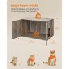 Feandrea Cat Litter Box Enclosure, Litter Box Furniture Hidden, Indoor Cat House, End Table, 27.6 x 19.7 x 19.7 Inches - 4 of 4