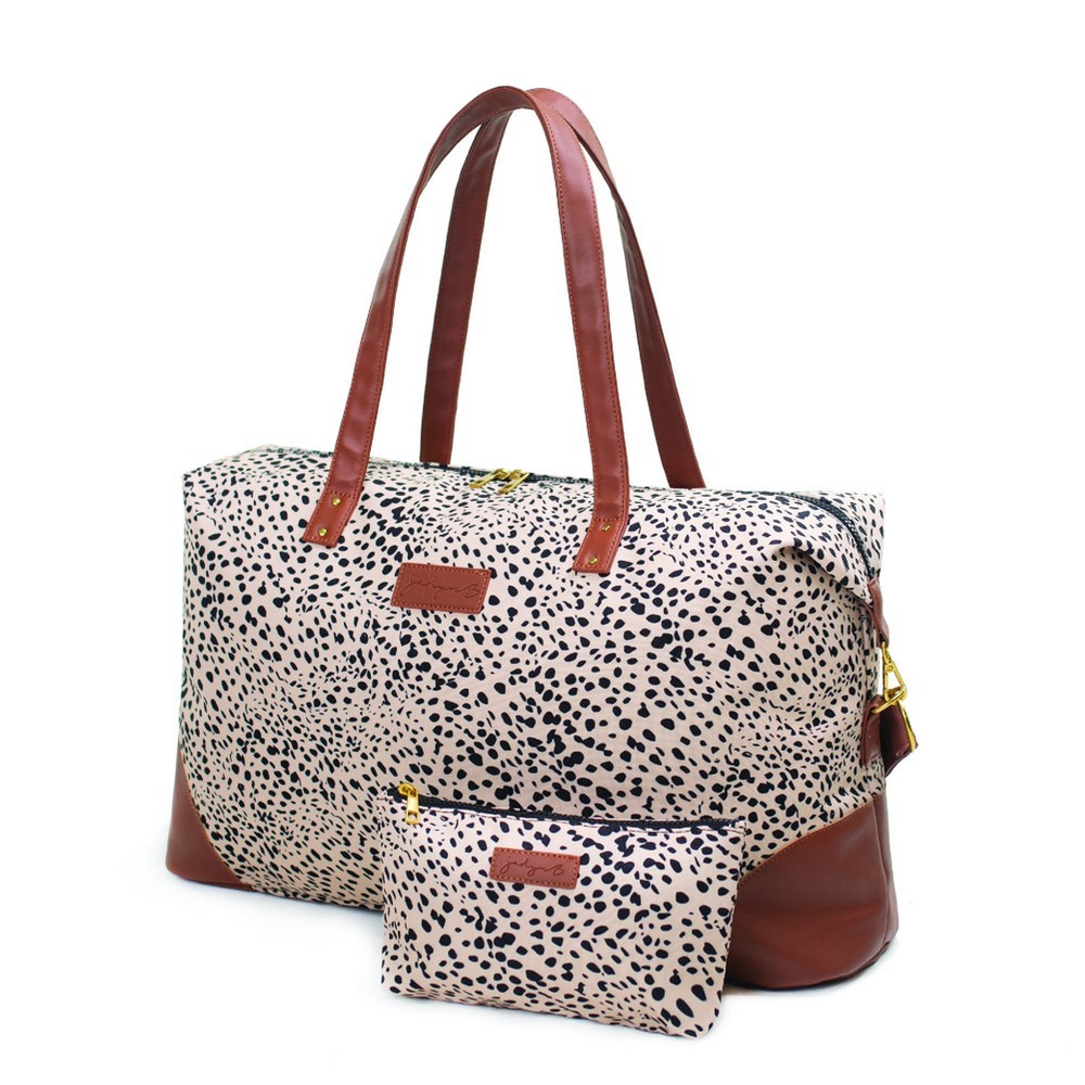 Photos - Travel Bags Jadyn Luna Women's 37L Weekender Duffel Bag - Cheetah Spot