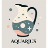 Aquarius Zodiac Pitcher With Water Adult Long Sleeve Hoodie - 2 of 3