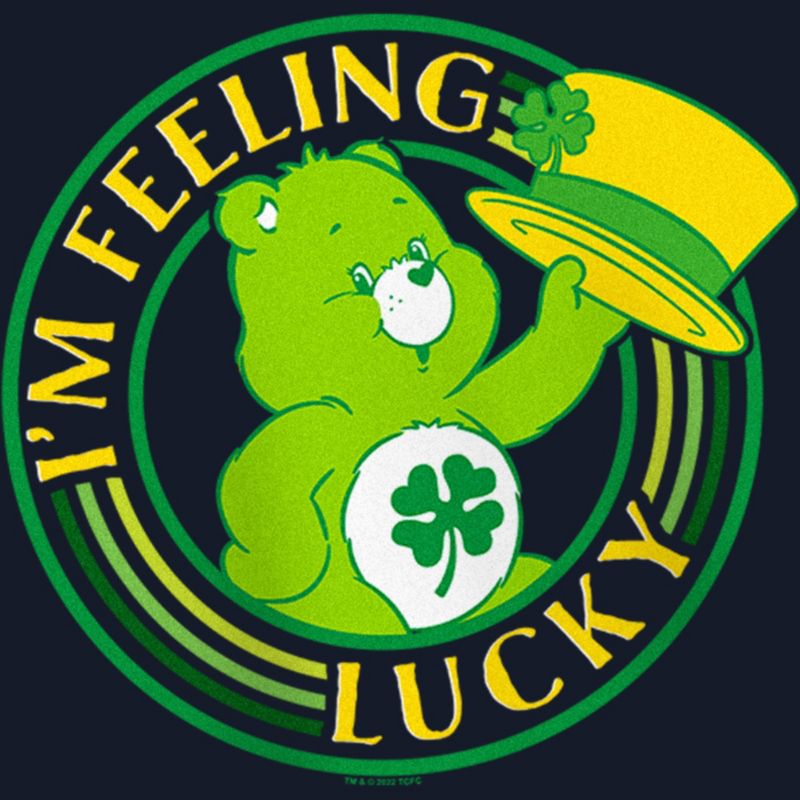Girl's Care Bears St. Patrick’s Day I’m Feeling Lucky T-Shirt, 2 of 5