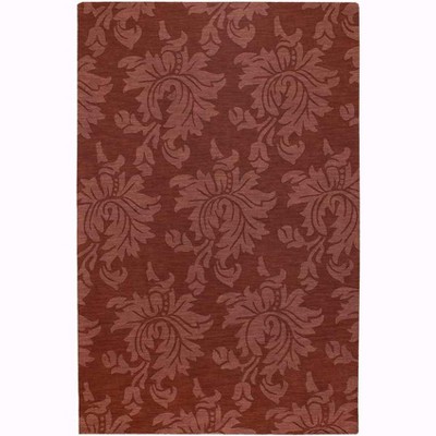 Mark & Day Coalhurst 8'x11' Rectangle Loomed Indoor Area Rugs Rust: Modern Wool Flat Pile, Stain-Resistant, Pet Friendly