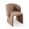 NicBex Teddy Fabric Dining Chair Modern Upholstered Accent Chair with Comfy Backrest, Sofa for Living Room, Bedroom, Reception,1pc/2pc - 4 of 4