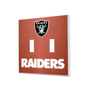 NFL AFC Teams Football Hidden-Screw Light Switch Plate for Double Toggle - 1 of 4