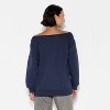 Women's Off the Shoulder Sweatshirt - Wild Fable™ - 3 of 3