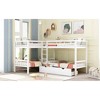 Twin Size L-Shaped Bunk Bed with Drawers - 3 of 4