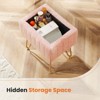 NicBex Storage Ottoman Bench for Bedroom,12.2 Inch Wide Modern Storage Bench with 4 Metal Legs,Ottoman for Living Room,Bedroom,Entryway - 4 of 4