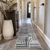 World Rug Gallery Cream Black Modern Maze Indoor Area Rug - 2 of 4