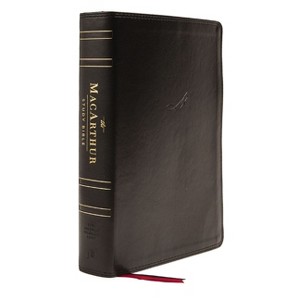 Nasb, MacArthur Study Bible, 2nd Edition, Leathersoft, Black, Comfort Print - by  Thomas Nelson (Leather Bound) - 1 of 1