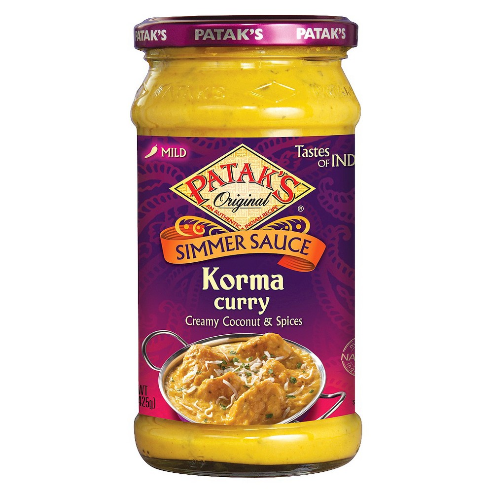 UPC 069276070322 product image for Patak's Korma Curry Simmer Sauce 15 oz | upcitemdb.com