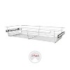 Rev-A-Shelf Sidelines CBSL Chrome Wire Pullout Storage Basket Bin Organizer for 14" Closet Cabinet - image 2 of 3