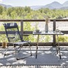 Lafuma ALU CHAM XL Adjustable Ergonomic Reclining Outdoor Folding Chair, Backrest with Lumbar Support, 5 Reclining Positions, Ocean - 4 of 4