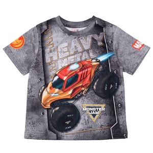 Monster Jam Grave Digger El Toro Loco Megalodon Truck T-Shirt - 1 of 4