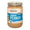 Woodstock Organic Crunchy Peanut Butter Unsalted - Case of 12/16 oz - 2 of 4