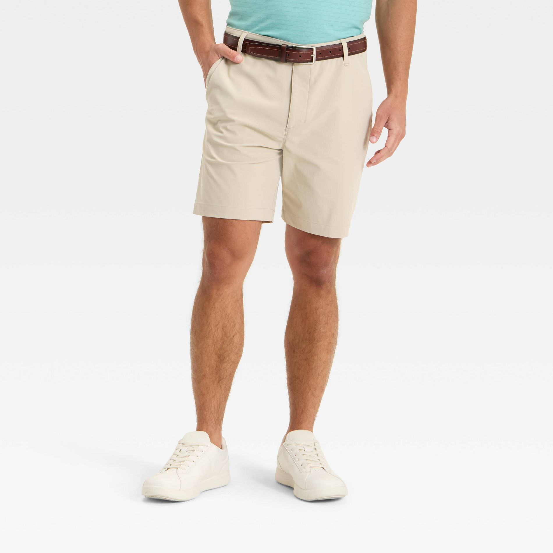 Men's 360 Lifestyle Golf Shorts 7" - All In Motion™ Almond 34