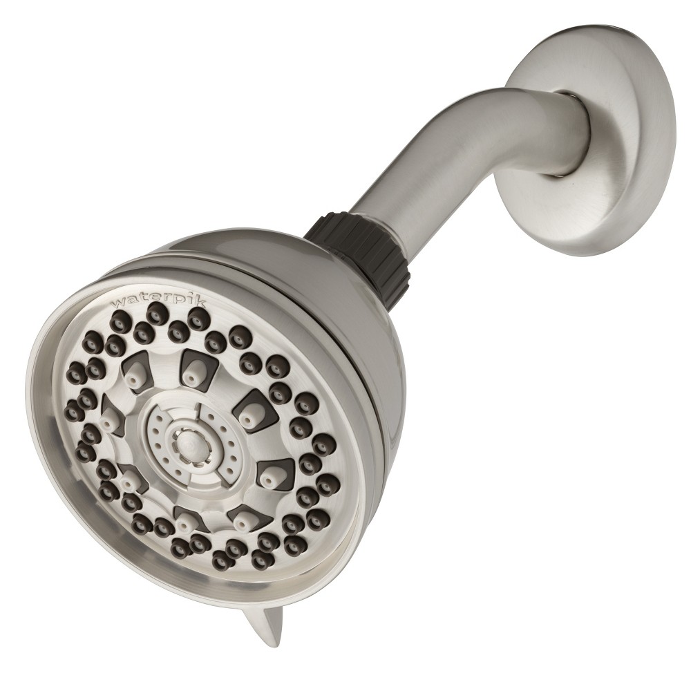 UPC 073950251235 product image for PowerPulse Fixed Mount Shower Head 6-mode Brushed Nickel - Waterpik | upcitemdb.com