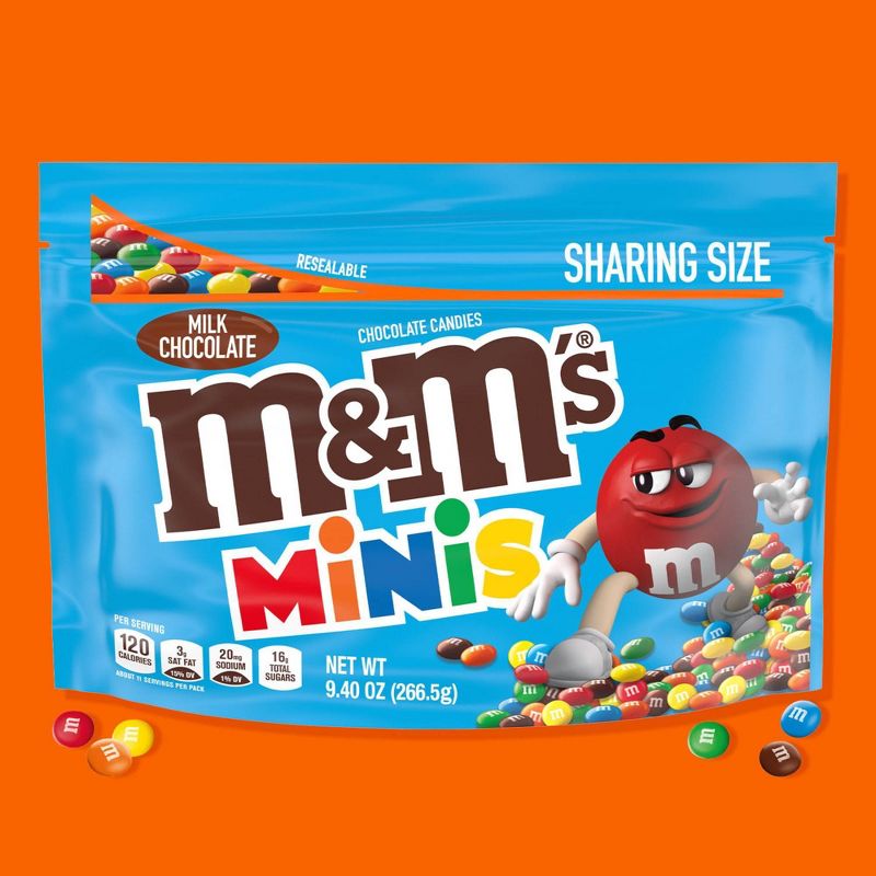 M&#38;M&#39;s Milk Chocolate Minis Sharing Size Candy - 9.4oz, 3 of 12