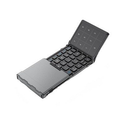 Evo Bytes Foldable Keyboard With Touchpad Number Pad