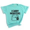 Simply Sage Market I Carry Monsters Purse Garment Dyed Tee - 2 of 4