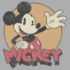 Boy's Disney Mickey Mouse Old School Distressed T-Shirt - 2 of 4