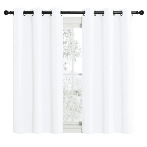 NICETOWN Grommet Top Blackout Curtains, Thermal Insulated Noise Reducing Window Drapes (Set of 2) - 1 of 4