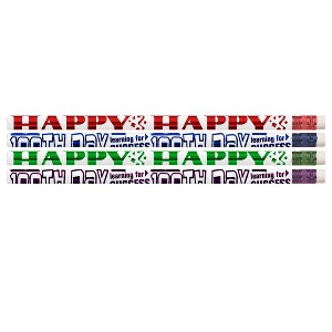Musgrave Pencil Company Happy 100th Day Pencils, 12 Per Pack, 12 Packs - 1 of 3