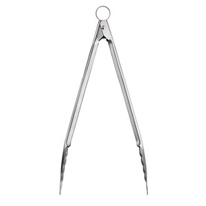 Cuisipro 12 Inch Stainless Steel Locking Tongs - 1 of 4