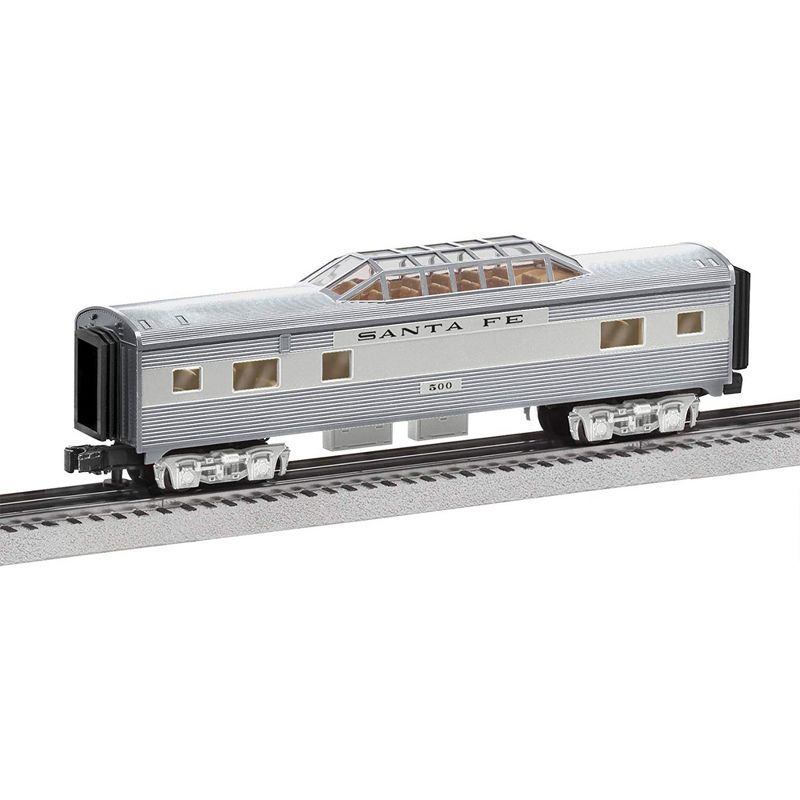 Lionel 684725 Santa Fe Add-On Vista Dome Train for Ready-to-Run Super Chief Model Train Set, 1 of 8