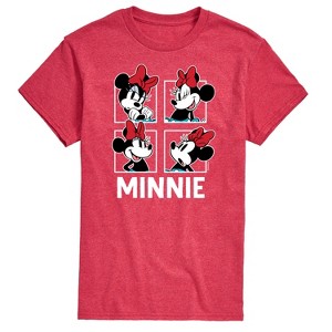 Men's - Disney - Minnie Faces Short Sleeve Graphic T-Shirt - 1 of 4