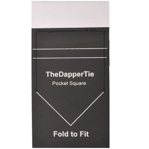 Men's Linen Flat Pre Folded Pocket Square - TheDapperTie - 1 of 3