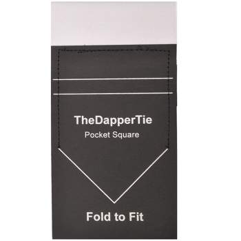 Men's Linen Flat Pre Folded Pocket Square - TheDapperTie