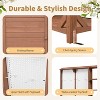 Whisen Fir Wood Potting Bench with Hutch Garden Workstation 4 Shelves Pegboard Drawer and Cabinet - 3 of 4