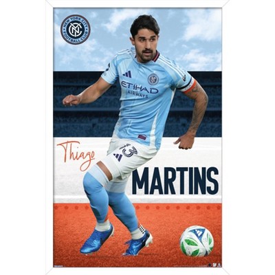 Trends International MLS New York City FC - Thiago Martins 25 Framed Wall Poster Prints