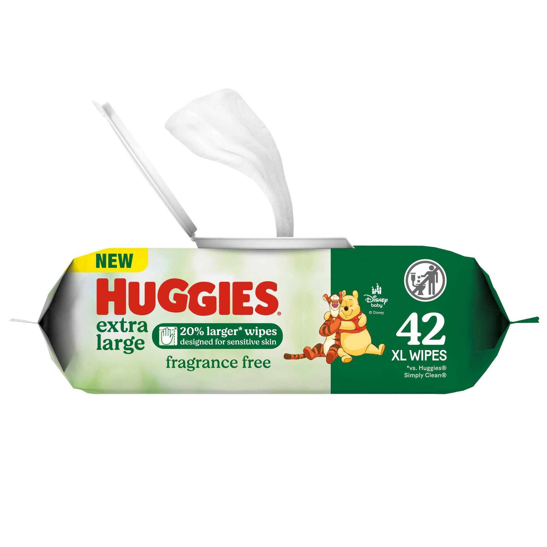 Huggies Unscented XL Baby Wipes - 42ct - 1pk