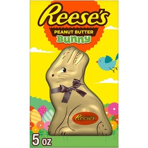 Reese's Milk Chocolate Peanut Butter Bunny Easter Candy Gift Box - 5oz - 1 of 4