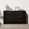 Hommoo 6 Drawer Double Dresser for Bedroom - image 2 of 4