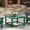WestinTrends Malibu Low Outdoor HDPE Square Patio Coffee Table - 2 of 4