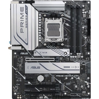 Photo 1 of Asus Prime X670-P WIFI Desktop Motherboard - AMD X670 Chipset - Socket AM5 - ATX - Ryzen 5, Ryzen 7, Ryzen 9 Processor Supported