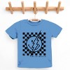 The Juniper Shop SmileyWorld Checkered Lightning Distressed Youth Short Sleeve Tee - 2 of 4