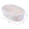 REGALWOVEN Odorless Cotton Rope Handcrafted Compact Multiple Use Open Storage Bins 3 Packs - 3 of 4