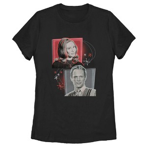 Women's Marvel WandaVision Warped Boxes T-Shirt - 1 of 4