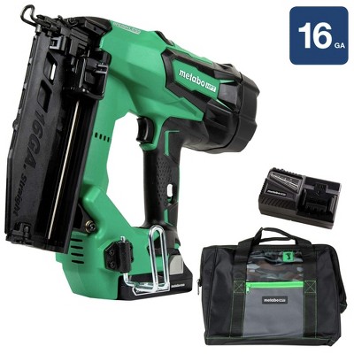 Metabo HPT NT1865DMSM 18V Brushless Lithium-Ion 16 Gauge Cordless Straight Brad Nailer Kit (3 Ah)