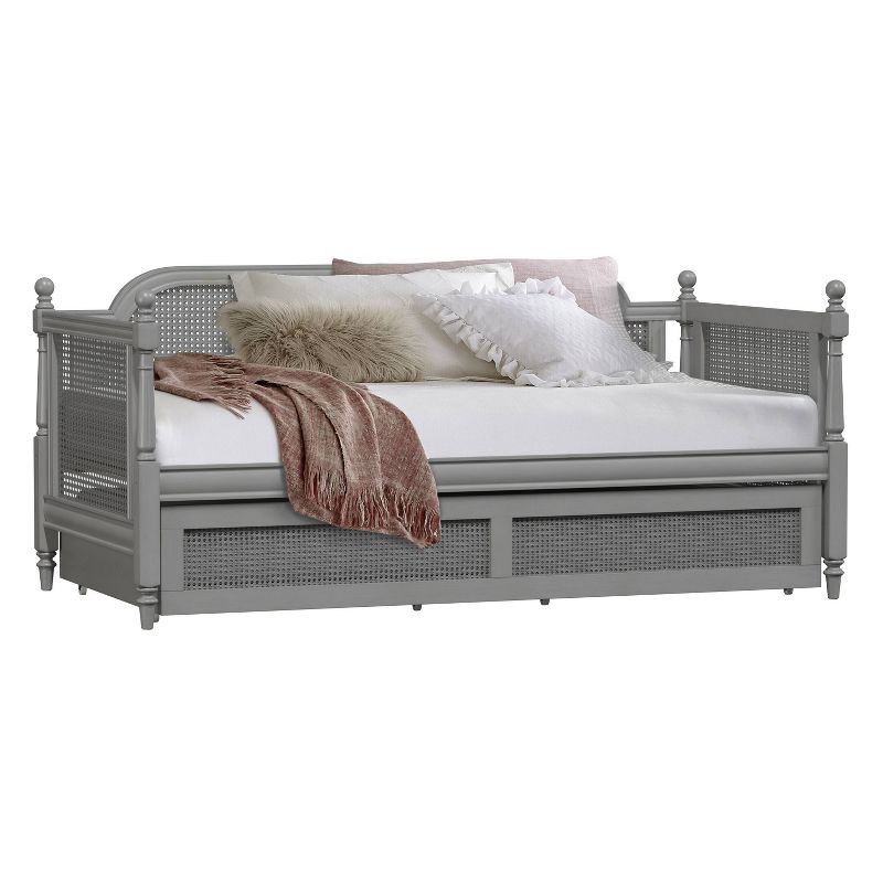 Twin Melanie Wood Cane Complete Daybed with Trundle - Hillsdale Furniture, 6 of 16