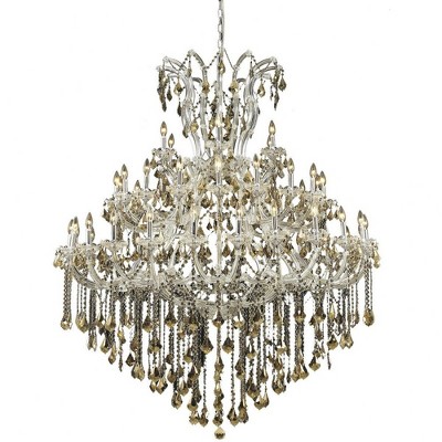 Elegant Lighting Maria Theresa 49 - Light Chandelier in  Chrome