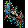 Justice League Superhero Trio Busting Blocks Black T-shirt Toddler Boy to Youth Boy - 2 of 3